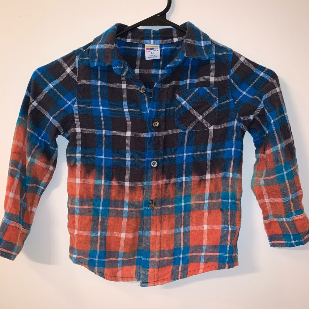 Bleach Dipped Flannel